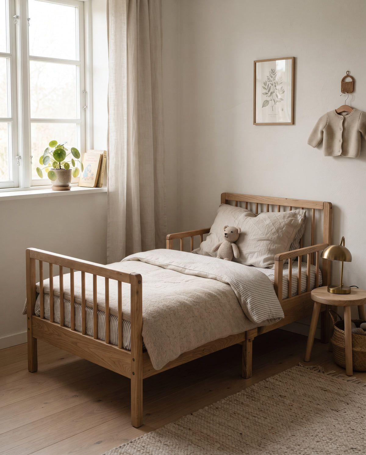 Kinderdecke ‘Liten’, 450 g Schafschurwolle, Bezug Baumwollsatin, Ansicht 1